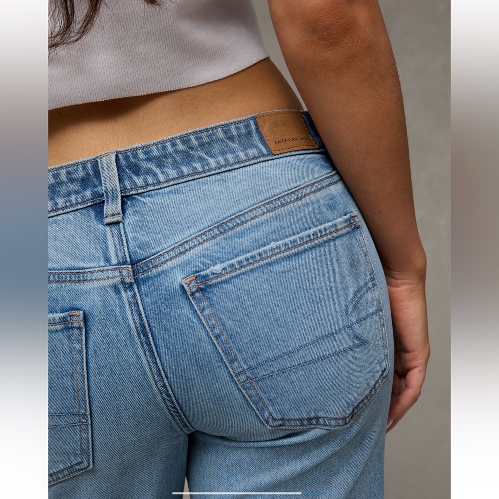 American Eagle Outfitters Light Blue Flare Jeans - Picture 6 of 12